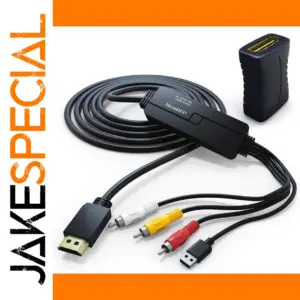 HDMI to RCA Converter Adapter with 2m Cable
