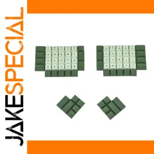 YMDK ZDA Matcha PBT Keycap Set for Mechanical Keyboards
