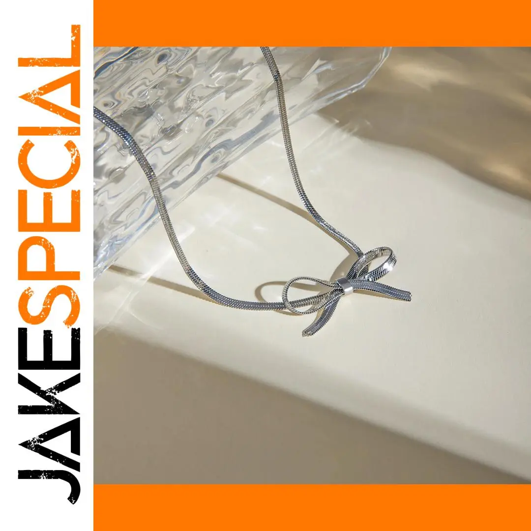 Stainless Steel Anklet with Bow Detail 1 Stainless Steel Anklet with Bow Detail