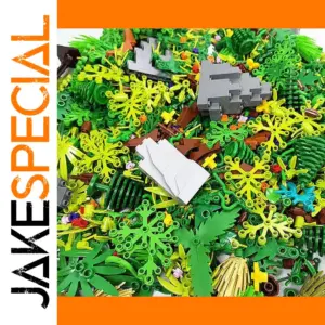 Vibrant Plant Accessories Set for LEGO-Style Scenes