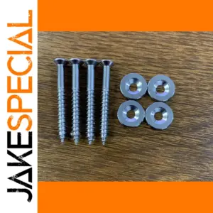 Chrome Brass Neck Bushings Set for Electric Guitar and Bass