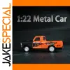 Vibrant Orange 1:22 Die-Cast Pickup Truck Model