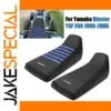 Black and Blue Yamaha Blaster Seat Cover