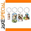 Personalized Stainless Steel Photo Keychain