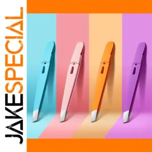 Colorful Stainless Steel Eyebrow Tweezer for Precision