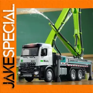 1:24 Scale Cement Pump Truck Model