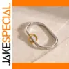 Stainless Steel Double Finger Ring for Women