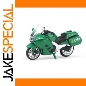 Green 1:64 Scale Motorcycle Model for Collectors