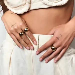 Modern Stainless Steel Asymmetric Ring 14 A0881ba25ef9d41ffaac0135c1c499632Q