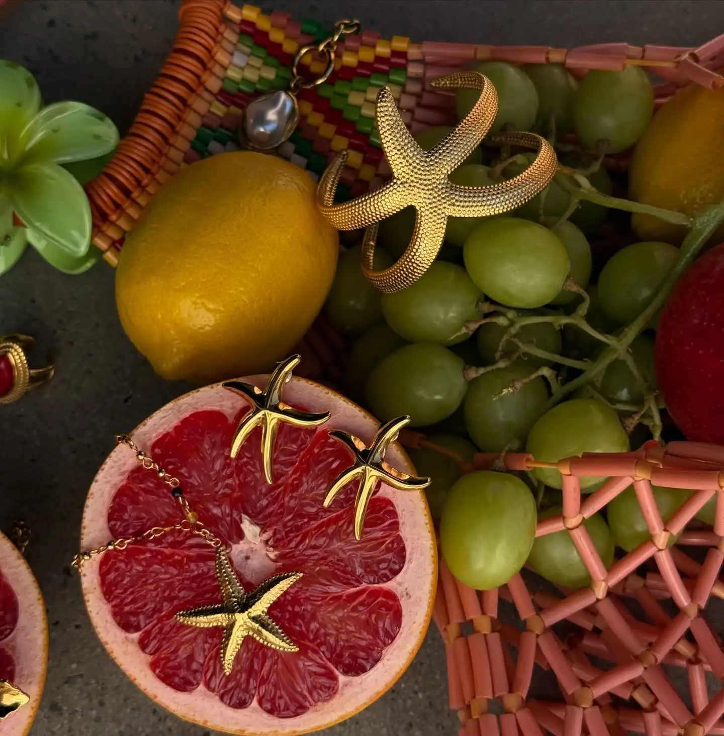 Gold Stainless Steel Earrings Set for Women 4 Gold Stainless Steel Earrings Set for Women - Image 4