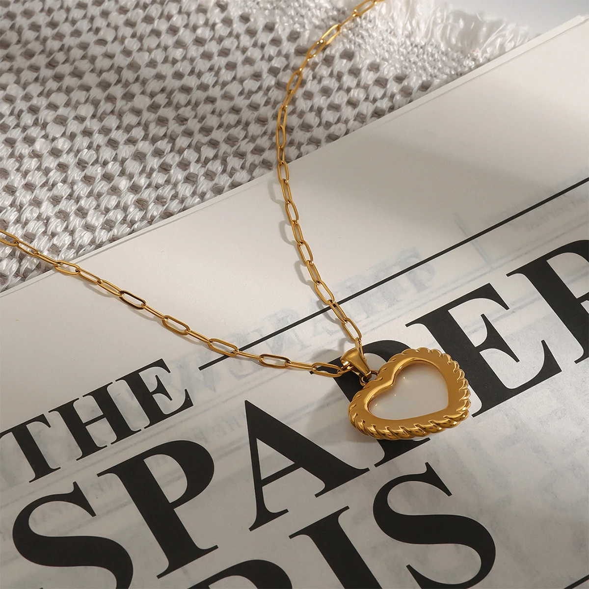 Elegant Stainless Steel Heart Pendant Necklace 6 Elegant Stainless Steel Heart Pendant Necklace - Image 6