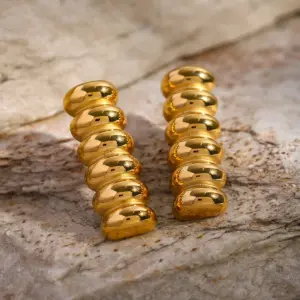 Stainless Steel Gold Drop Earrings 9 A1cc8c24a41944098a96c383ad05609d2t