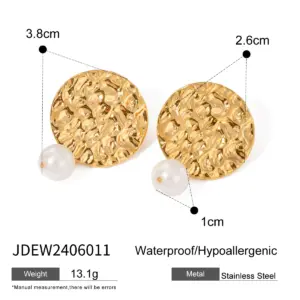 Vintage Stainless Steel Pearl Drop Earrings 12 A1f4660fba9e341899e473c418f9776ff4