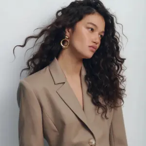 Stainless Steel Double Hoop Earrings 2407100 13 A20d6c9bc0b434b2089297313d2100697T