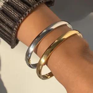 Elegant Stainless Steel Gold-Silver Bracelet