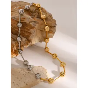 Stainless Steel Beaded Necklace for Women 7 A2782298033b04ce185d8bae23adc69e5b