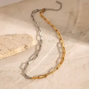 Elegant Stainless Steel Gold Necklace for Women 10 A2be2cddb66aa410f949cb9d8a7e05318o