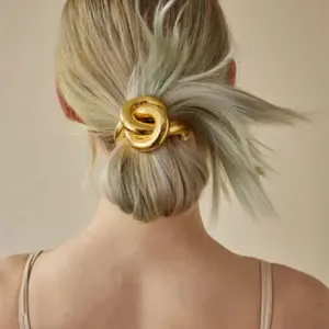 Gold Stainless Steel Knot Barrette 12 A3214d81c33c74bfb91dc98e6a4805b1bS