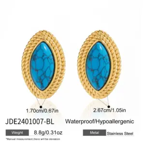 Hypoallergenic Stainless Steel Teardrop Earrings 13 A32ccc2695f1d4bd58097344f594bd1bef