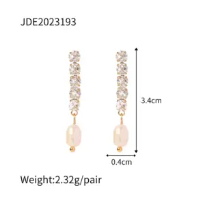 Stainless Steel Freshwater Pearl Earrings 13 A366f456dff3144b3b9d48e14a6a79cc6I