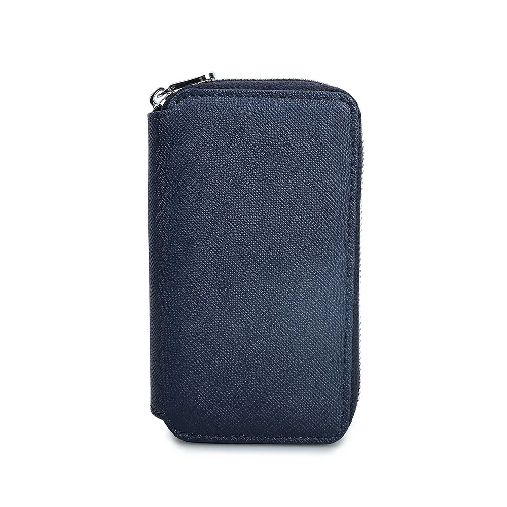 Black Leather Watch Organizer Pouch for 2 Watches 10 Black Leather Watch Organizer Pouch for 2 Watches - Image 10