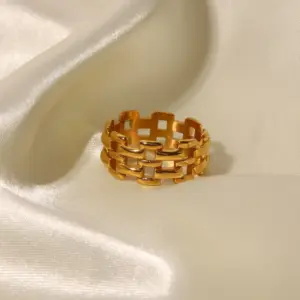 Bold Gold Stainless Steel Ring 9 A3b82917c752d425c80c2ec6c3d2b03b9g