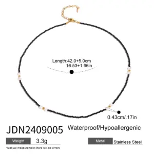 Stainless Steel Layered Necklace JDN2409005 13 A3cbc063ff4e94a82ae3f0a5e3faefa06M