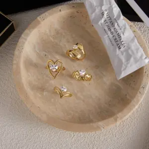 Stainless Steel Friendship Ring with Zirconia 15 A3d6cf15e8d8d474c8cf0f9ded7875913d