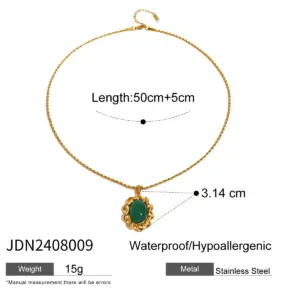 Vintage Stainless Steel Oval Cabochon Earrings 17 A3df4a9f692a045ffa75e3440092621ffl