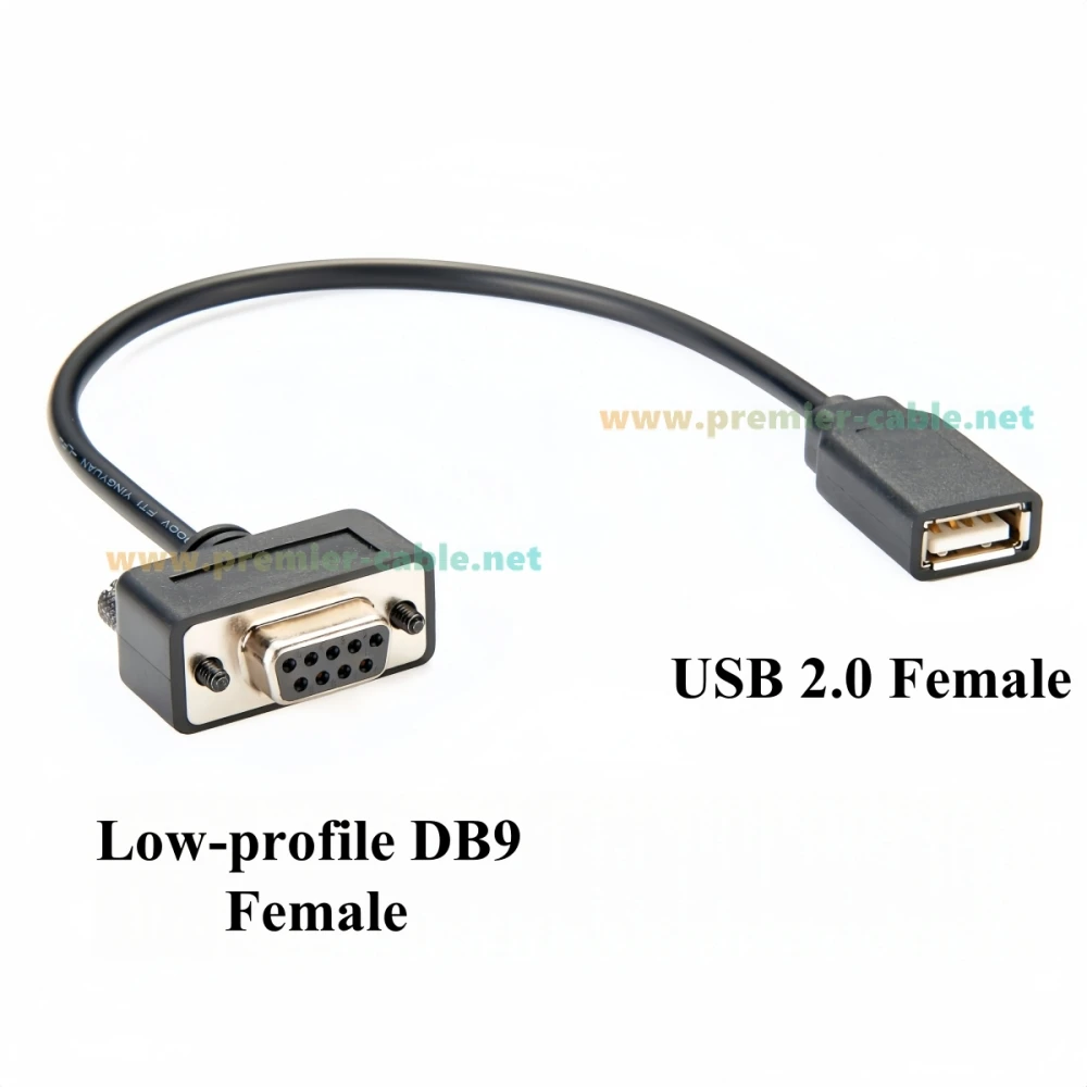 D-Sub 9Pin to USB Power Cable 0.2m 2 D-Sub 9Pin to USB Power Cable 0.2m - Image 2