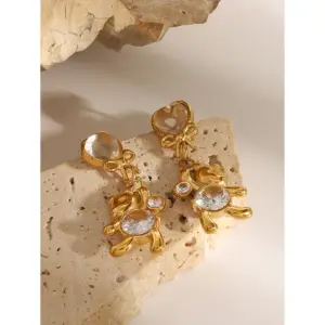 Gold-Tone Stainless Steel Hoop Earrings Set 9 A40592eb03fa445f8b61c67557a5146bby