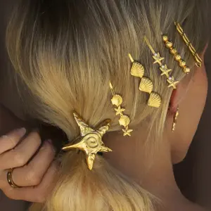 Gold Stainless Steel Nautical Hairclip 11 A42013ef3910b41e5921fb892c1405da1u