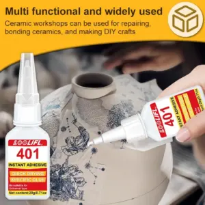 LOOLIFL 401 Super Glu 20ml Waterproof Bond 10 A4d5c513ac94f45208179f62b3e52e7efv