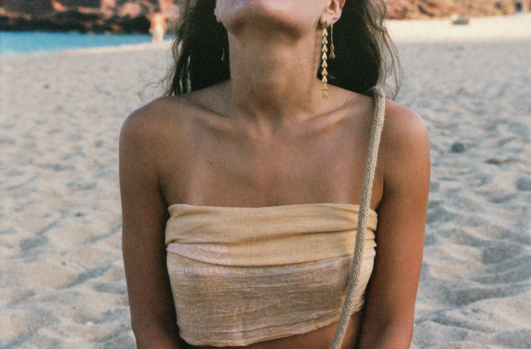 Stainless Steel Gold Arrowhead Earrings 3 Stainless Steel Gold Arrowhead Earrings - Image 3