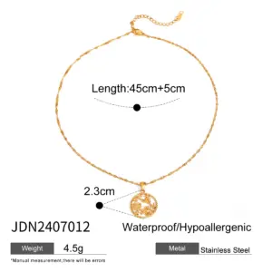 Stainless Steel Nautical Shell Necklace 11 A52c0edfec10c4229b0c433489e03ac22V