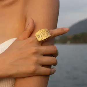 Stainless Steel Geometric Rectangular Hoop Earrings