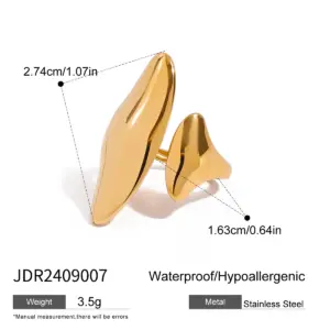 Minimalist Stainless Steel Gold Women's Ring 19 A66e5f7873d9e4d5491c8c4b3a8751817j 2