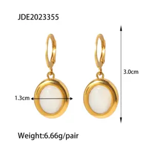 Stainless Steel Mother-of-Pearl Jewelry Set 13 A6cecb1bf910f4ba49b87475e8523a574h