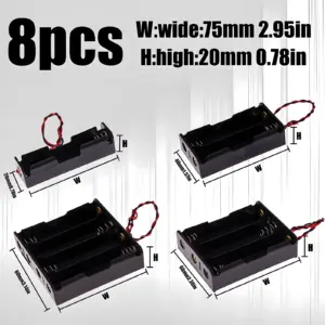 8-Pack 18650 Battery Holder Set with Multiple Configurations 7 A6e516a6e6a9d4305bf5ce4af18973e09H