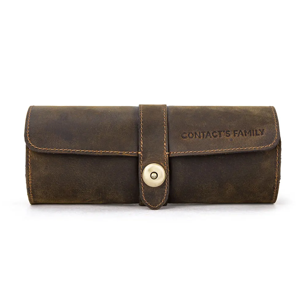 Luxury Leather Watch Roll for Trips 7 Luxury Leather Watch Roll for Trips - Image 7
