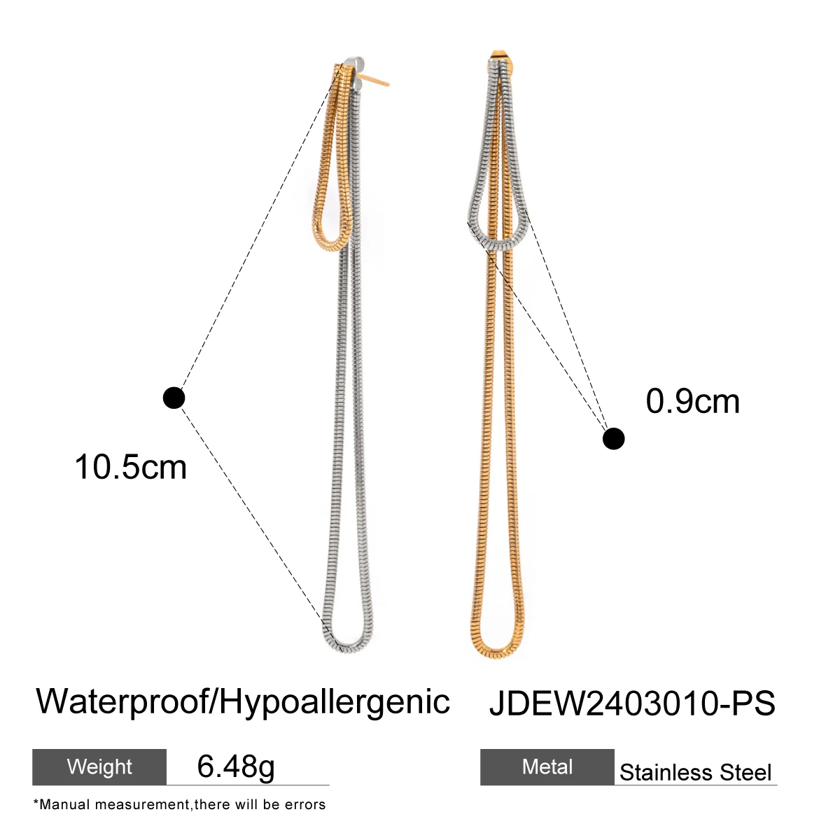 Stainless Steel Tassel Earrings for Women 6 Stainless Steel Tassel Earrings for Women - Image 6