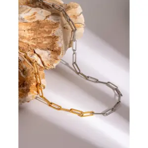 Elegant Stainless Steel Gold Necklace for Women 9 A79a9494b686442ef8f9ad25ea29c4825U