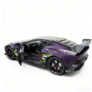 Purple Alloy Die-Cast Sports Car Model 1:22 Scale 9 A79d23f1c6dd1446e8a2d50ec2d0f7fb4p