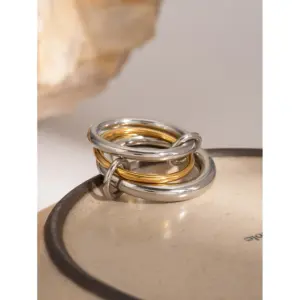 Modern Gold Stainless Steel Statement Ring 9 A7e4c2d4e7bfd43c58c7a85c8a2f7ef34s
