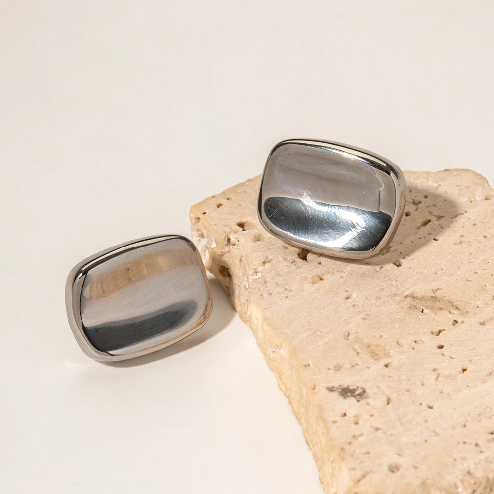 Stainless Steel Geometric Earrings for Women 4 Stainless Steel Geometric Earrings for Women - Image 4