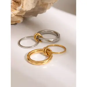 Modern Double Finger Stainless Steel Ring 9 A8df5b9d0b20a4b0f9202dfa600c10433o