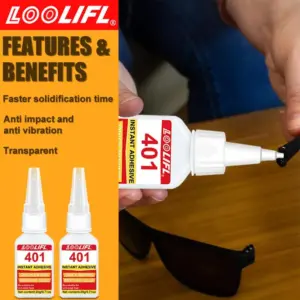 LOOLIFL 401 Super Glu 20ml Waterproof Bond 12 A8f7367db07a1463badc676a7fa050352i