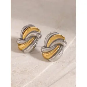 Stainless Steel Gold Square Earrings 12 A90a50b88be3e4a82943193a333806e121