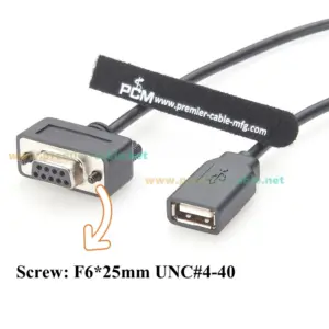 D-Sub 9Pin to USB Power Cable 0.2m 9 A91b16e3e24614d7787ae3dacd8e4f408i
