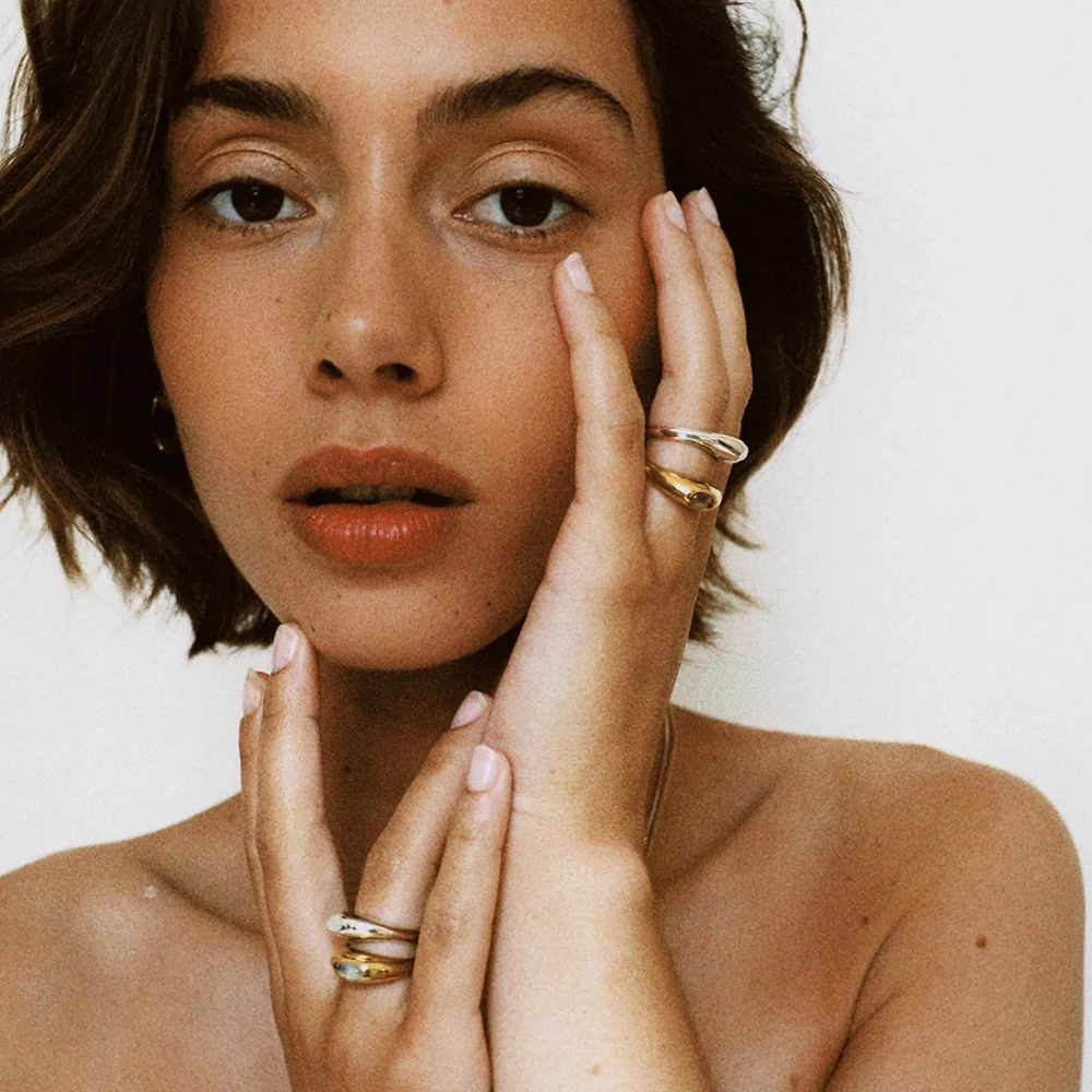 Retro-Inspired PVD Gold Stainless Steel Ring 3 Retro-Inspired PVD Gold Stainless Steel Ring - Image 3